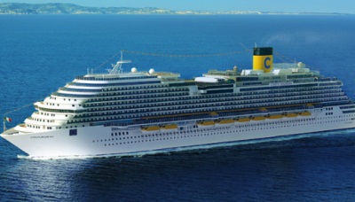 Costa Diadema na morzu